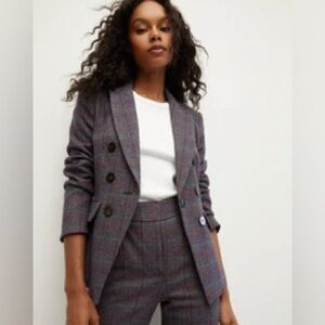 Veronica Beard Lawrence Plaid Dickey Jacket - Size 18